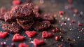 Savory snacks for Valentine's Day - heart-shaped savory jerky snacks. Carnivore and keto friendly food.