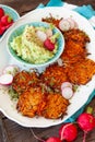 Savory sweet potato fritters