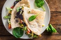 Savoury Buckwheat Pancake or Quesadilla