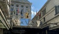 World Famous Savoy Hotel Entrance Royalty Free Stock Photo