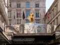 The Savoy at The Strand, main entrance, London, WC2R 0EZ.