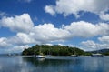 Savusavu harbor, Vanua Levu island, Fiji Royalty Free Stock Photo