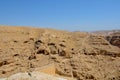 Savva Monastery consecrated over kidron valley in Judean desert. Israel, Palestine Royalty Free Stock Photo