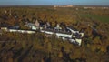 Savvino-Storozhevsky Monastery in Zvenigorod - Moscow region - Russia - aerial video