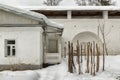 Savvino-Storozhevsky monastery in Zvenigorod in winter day. Moscow region. Royalty Free Stock Photo