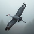 Savvy Sandhill Crane, AI generated