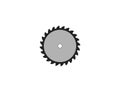 Saw blade, circular blade icon. Vector illustration. flat design