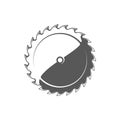 Saw blade isolated on white background Royalty Free Stock Photo