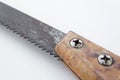 Saw / old handsaw isolated - vintage tools