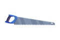 Saw with Tough Blade with Hard Toothed Edge Vector Illustration