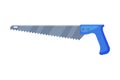 Saw with Tough Blade with Hard Toothed Edge Vector Illustration