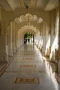 View of the courtyard plaza and arch walkway at the Anuraga Palace, Luxury Resort and Spa