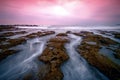 Ocean waves. Sawarna Beach Bayah Banten West Java Indonesia Royalty Free Stock Photo