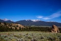 Sawatch Range seen from east of the Arkansas River near Buena Vi