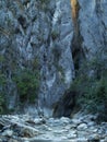 Sawcut gorge Royalty Free Stock Photo