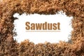 Sawdust pile