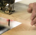 Sawing with a reciprocating saw