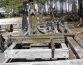 Sawmill at Turpentine Still Outdoor Museum Royalty Free Stock Photo