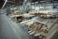 Sawmill wood industry