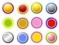 Sawtooth Edge Circles Icons