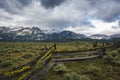 Sawtooth Mountain Range, Idaho Royalty Free Stock Photo