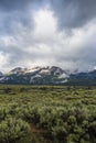 Sawtooth Mountain Range, Idaho Royalty Free Stock Photo