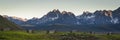 Sawtooth Mountain Range, Idaho Royalty Free Stock Photo