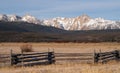 Sawtooth Mountains Dry Grassland Countryside