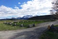 Sawtooth Mountains near Stanley, Idaho Royalty Free Stock Photo