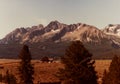 Sawtooth Mountains at Stanley, Idaho Royalty Free Stock Photo