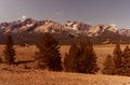 Sawtooth Mountains at Stanley, Idaho Royalty Free Stock Photo