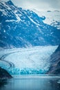 Sawyer glacier in tracy arm alaska fjords near ketchikan alaska