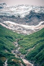 Sawyer glacier in tracy arm alaska fjords near ketchikan alaska