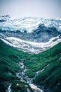 Sawyer glacier in tracy arm alaska fjords near ketchikan alaska