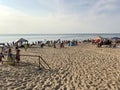 Beach at warren dunes state park Royalty Free Stock Photo