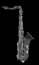 Saxofon tumbado Royalty Free Stock Photo