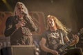 Saxon, Biff Byford and Doug Scarratt, live concert Hellfest 2017