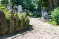 Saxon cemetery, located next to the Church on the Hill in Sighisoara, Romania