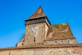 Saxon fortified evangelical church of Axente Sever village in Sibiu county, Transylvania, Romania