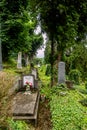 Saxon German Cemetery On The Hill, Sighisoara, Transylvania, Romania Royalty Free Stock Photo