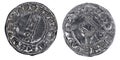 Old Saxon Coin Royalty Free Stock Photo