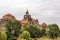 The Saxon State Chancellery - Sachsische Staatskanzlei. Dresden. Germany Royalty Free Stock Photo