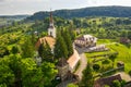 Saxon village Crit, also known as Deutsch Kreuz in the rural Transylvania, Romania