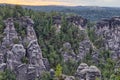 Saxonian Swiss Rock Formation near Dresden