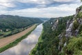 Saxonian Swiss Rock Formation near Dresden