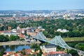 Saxony landscape and Dresden city Royalty Free Stock Photo