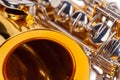 Saxophone Close Up Royalty Free Stock Photo