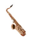 Saxophone isolated Royalty Free Stock Photo