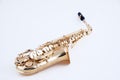 Saxophone Isolated On White Bk