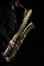Saxophone Jazz Instruments Royalty Free Stock Photo